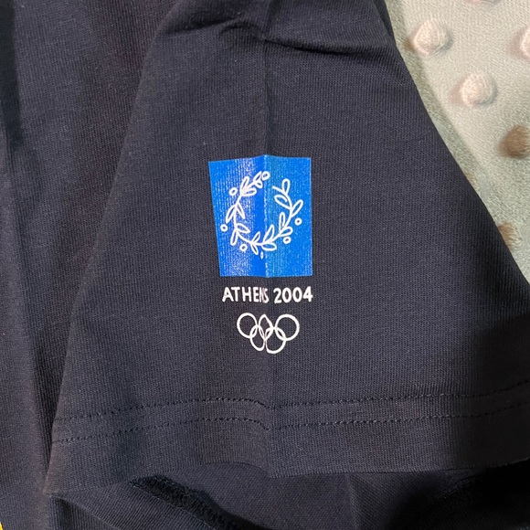 Olympics NOS Track and Field T-shirt, NBC pins, and Visa hat from 2004 Athens - Picture 3 of 8